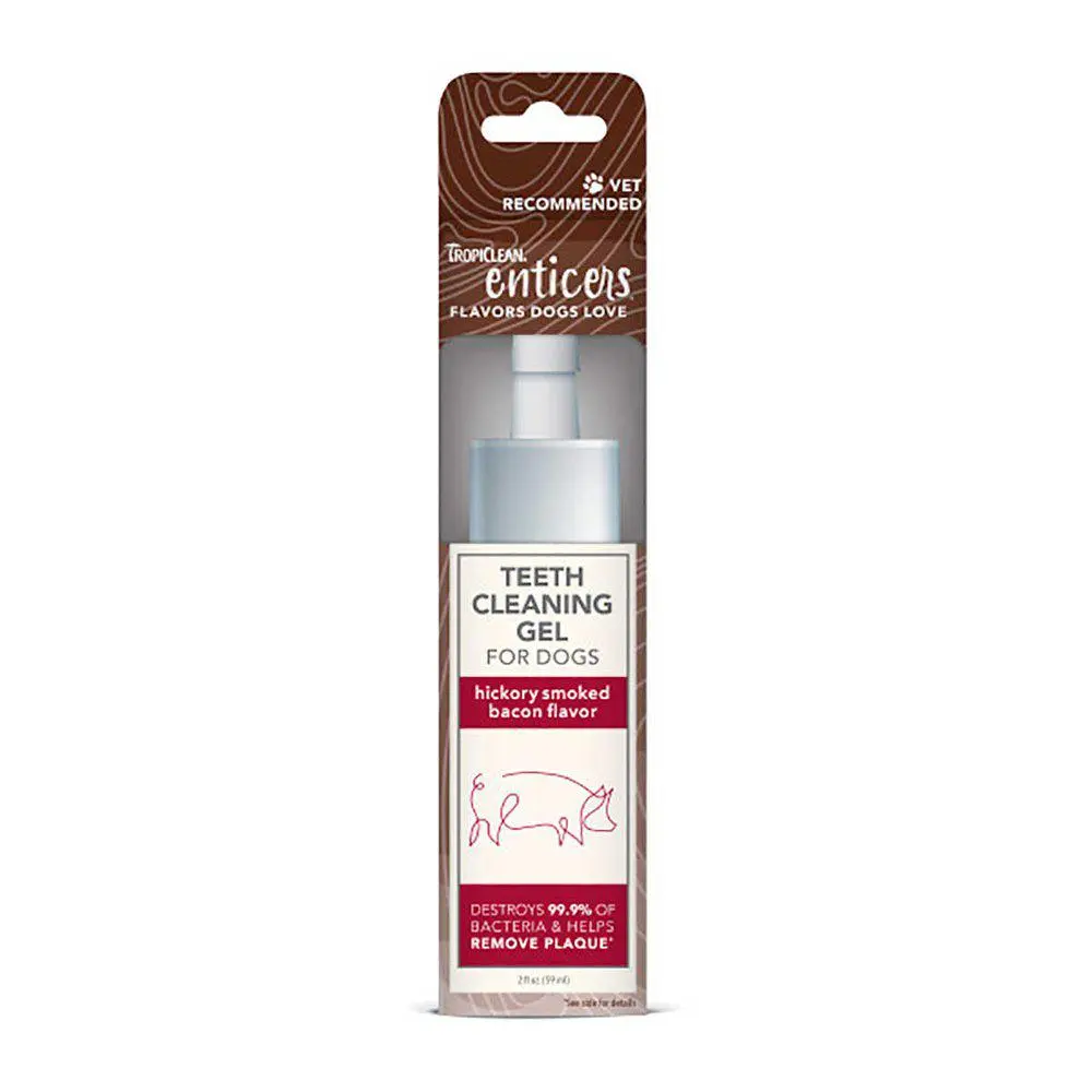 Tropiclean Enticersteeth Gel - Hickorysmoked Bacon 59ml